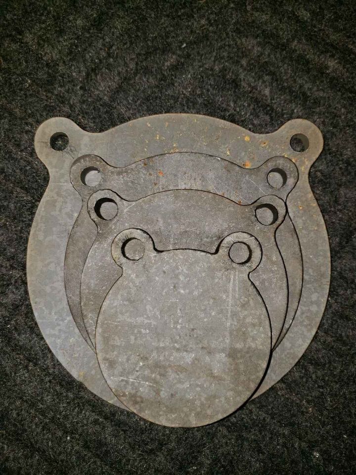 3/8" AR500 4 - PIECE GONG SET