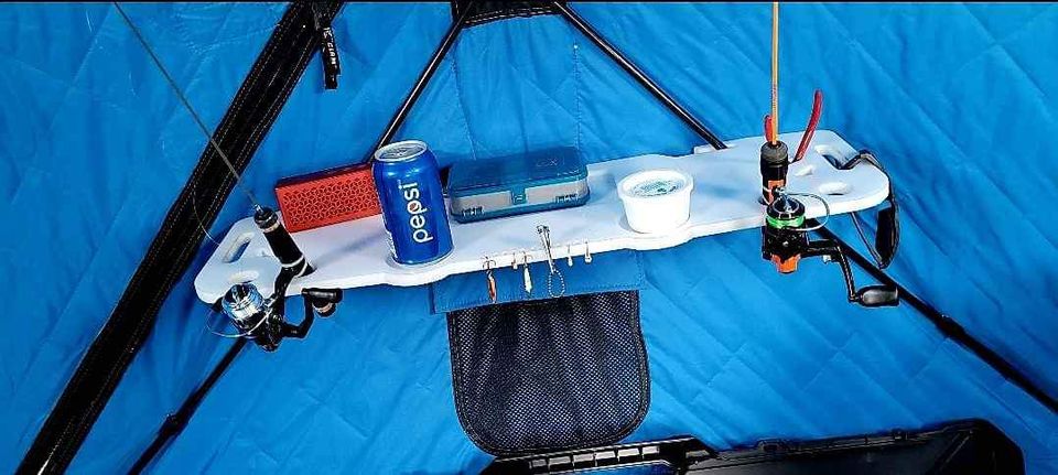 ICE FISHING HUB HOUSE SHELF