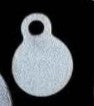 2 inch AR500 steel gong target with single hanging hole, 3/8 inch thick, USA made