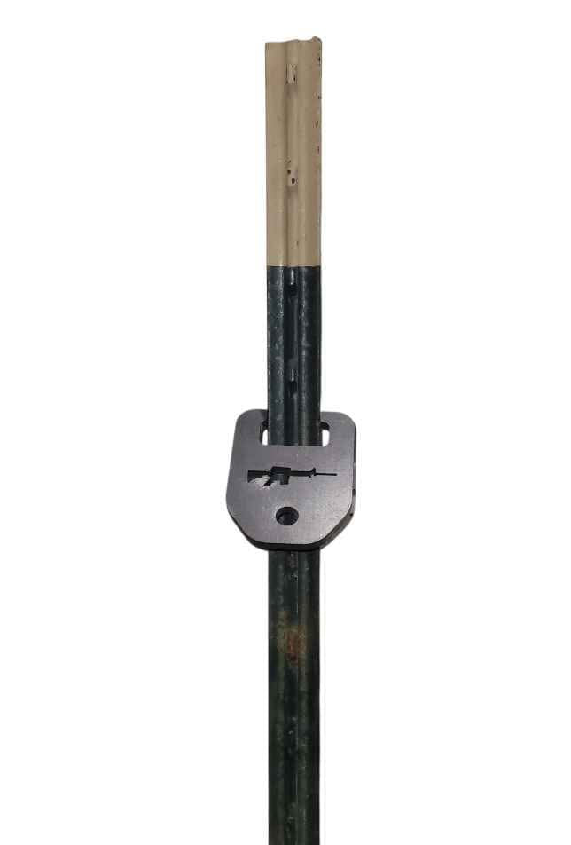 T-post AR500 target hangers (pair)